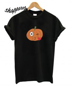 Pumpkin Emoji Emoticon Halloween Unisex T Shirt