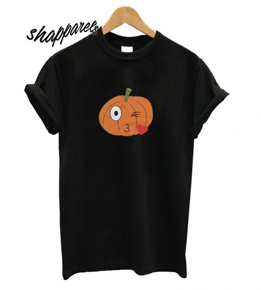 Pumpkin Emoji Emoticon Halloween Unisex T Shirt