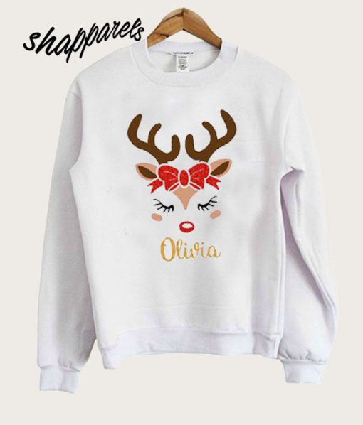 Reindeer Monogram Sweatshirt