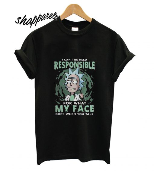 Rick and Morty Can’t be Held Responsible T shirt