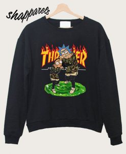 Rick and Morty Thrasher Sweatshirt