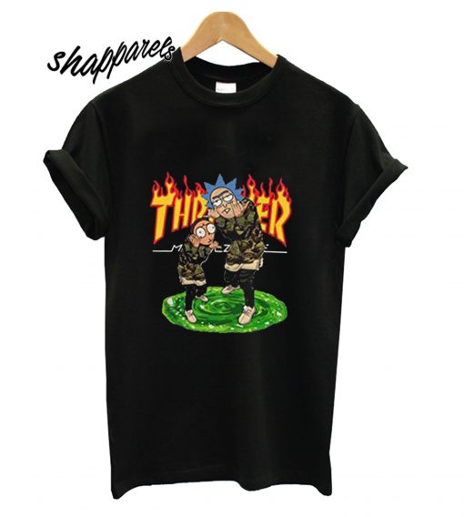 Rick and Morty Thrasher T shirt