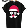 Santa Claus Beard Hat And Sunglasses T shirt