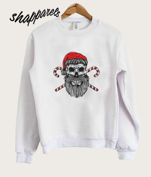 Santa skull Christmas Sweatshirt