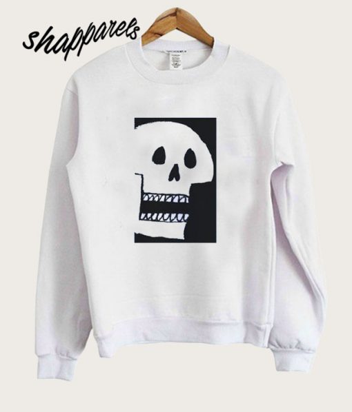 Skull Print Sweatshirt