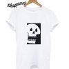 Skull Print T shirt