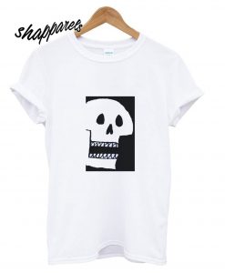 Skull Print T shirt