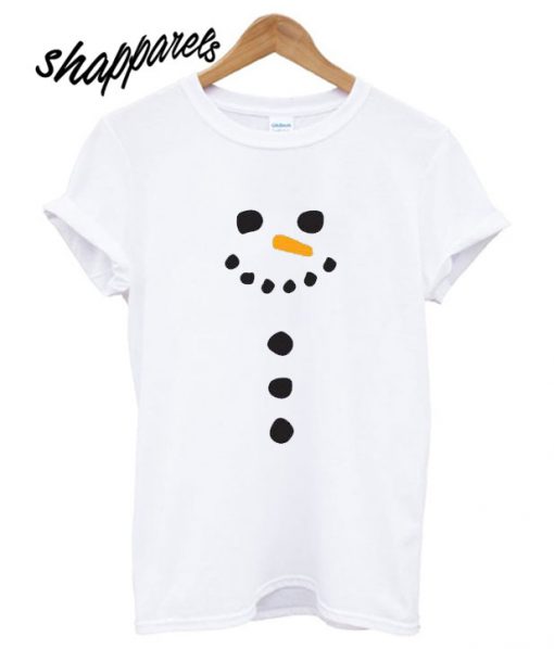 Snowman Pregnant Christmas T shirt