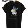 Stitch riding Unicorn you can just T shirt
