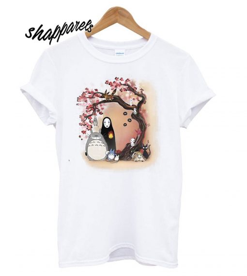 Totoro Studio Ghibli Character Scene T-Shirt