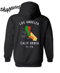 Los Angeles Calif-Ornia 71-73 Back Hoodie