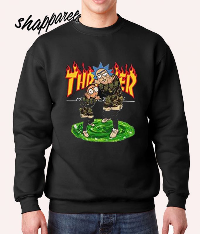 rick morty sweatshirt