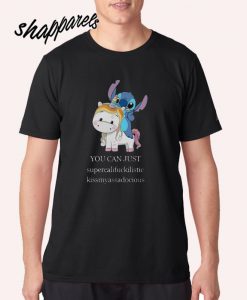 Stitch riding Unicorn you can just T shirt