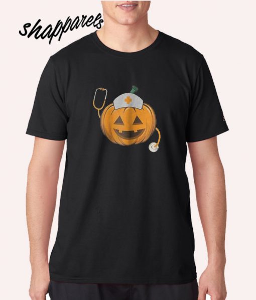 Nurse pumpkins halloween T shirt