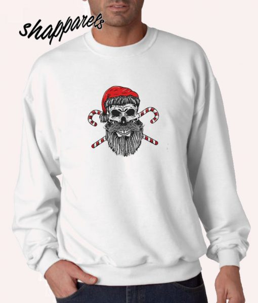 Santa skull Christmas Sweatshirt