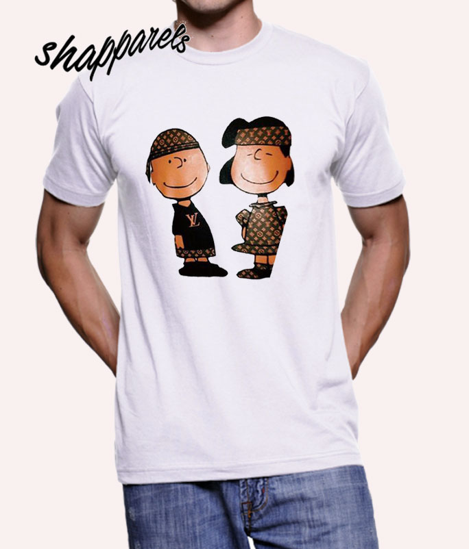 Charlie Brown And Lucy Louis Vuitton T shirt