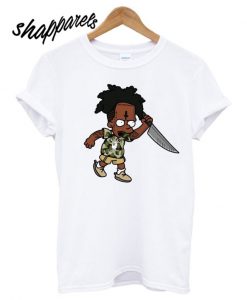 21 Savage Simpson Kill by Knife T shirt