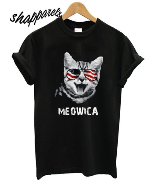 4th of July Meowica Women's T shirt