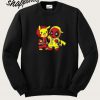 Baby Pikachu Pokemon and Deadpool New Sweatshirt