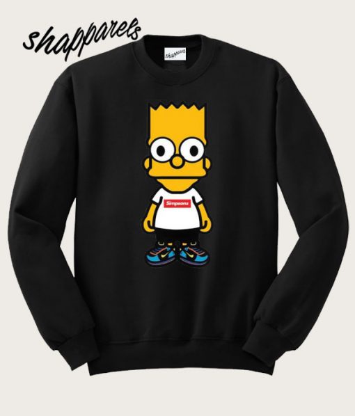 Bart Simpson Nike Sneaker Sweatshirt