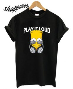 Bart Simpson Play It Loud T shirt