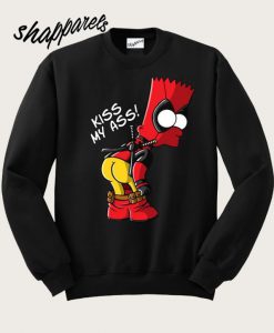 Bartpool Bart Simpson Kiss My Ass Sweatshirt