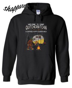 Bigfoot Welcome to camp area Hoodie