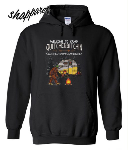 Bigfoot Welcome to camp area Hoodie