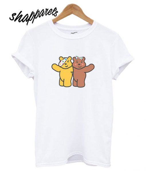 Blush & Pudsey Bear Children In Need T shirt