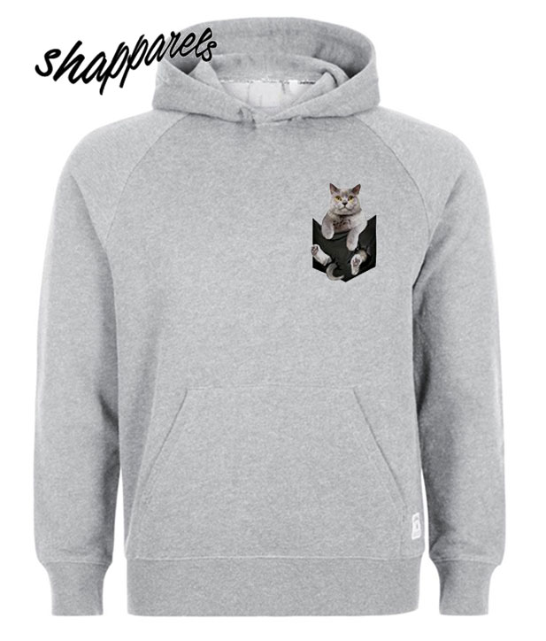 British Shorthair cat pocket Hoodie