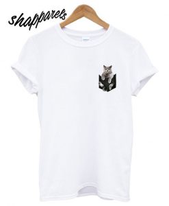 British Shorthair cat pocket T shirt