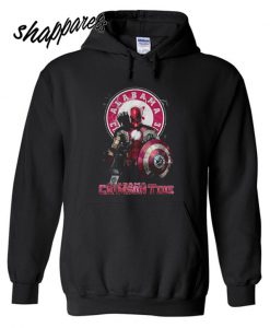 Captain Deadpool Spiderman Alabama Crimson Tide Hoodie