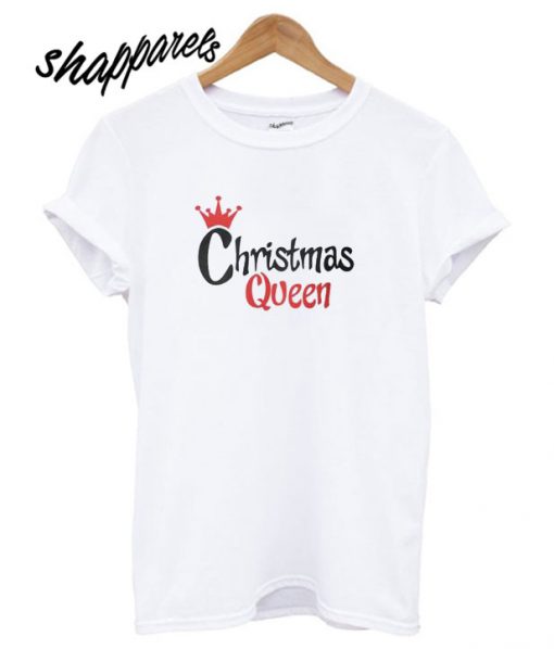 Christmas Queen Withe T shirt