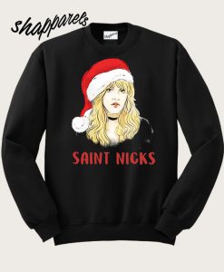 Christmas Saint Nicks Santa Hat Sweatshirt