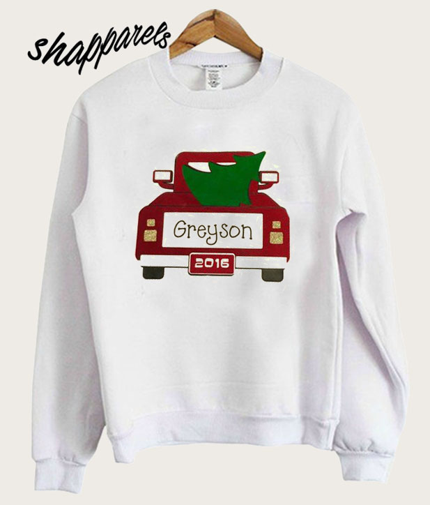 diy christmas sweatshirt