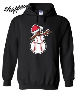 Dabbing Snowman Baseball Hoodie
