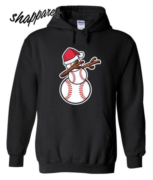 Dabbing Snowman Baseball Hoodie