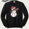 Dabbing Snowman Baseball Sweatshirt