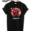 Deadpool Jump Funny Chibi Classic T shirt