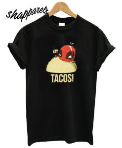 Deadpool Yay Tacos Boyfriend Ladies T shirt