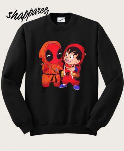 Deadpool and Goku Kid Sweatshirt