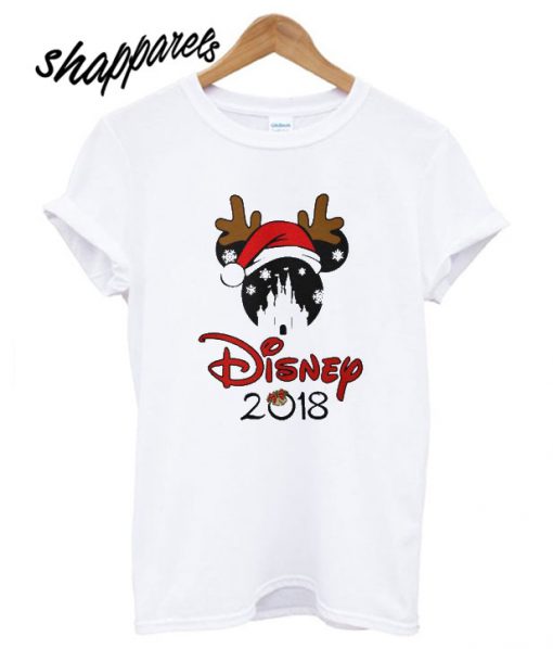 Disney Mickey Mouse reindeer Christmas T shirt