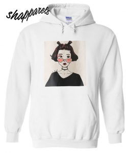 Figure Print Hoodie