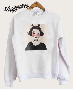 Figure Print Sweatshirt