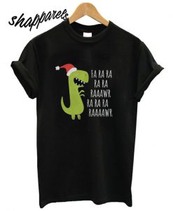 Funny Dinosaur Christmas Trex T shirt