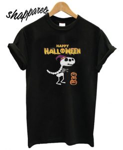 Funny Happy Halloween T-rex T shirt