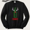 Funny Reindeer Beer Lover Christmas Gift Sweatshirt