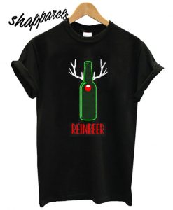 Funny Reindeer Beer Lover Christmas Gift T shirt