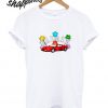 Grease Car Flowers T shirt