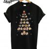 Guinea Pig Christmas Tree T shirt